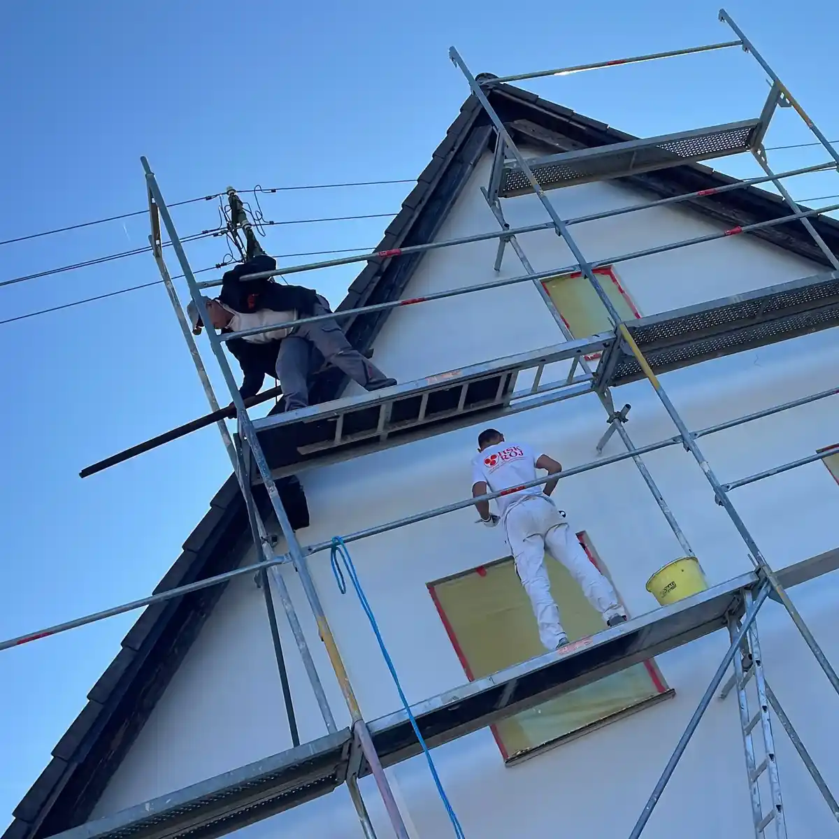 Fassadenarbeiten Augsburg Gerüst